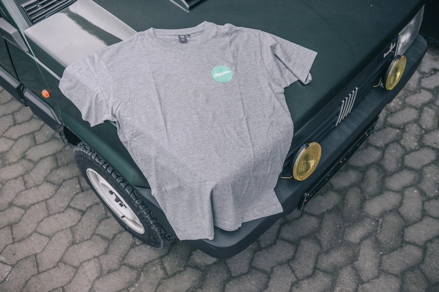 Bilklubben Classic Grå S2 | T-shirt - bilklubbenpodcast bilklubbenpodcast