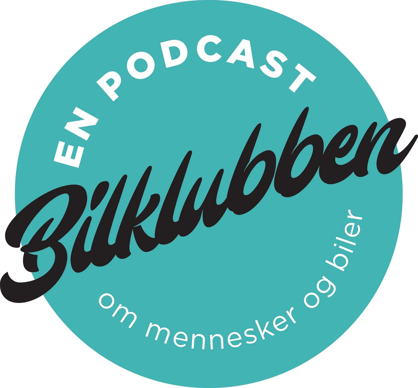 Bilklubben klistermærke - bilklubbenpodcast bilklubbenpodcast